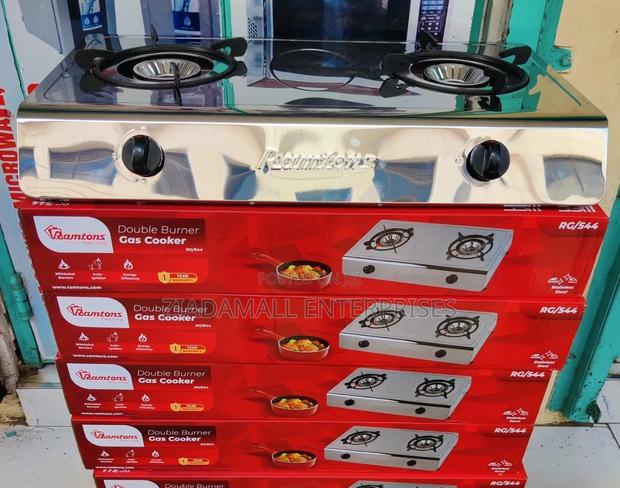 *Ramtons 2burner Stainless Steel Gas Cooker Rg 544