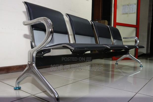 Office Bench : 4-Seater Linked Waiting Bench - thumbnail 2