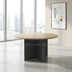 Customized Round Wooden Executive Meeting Table