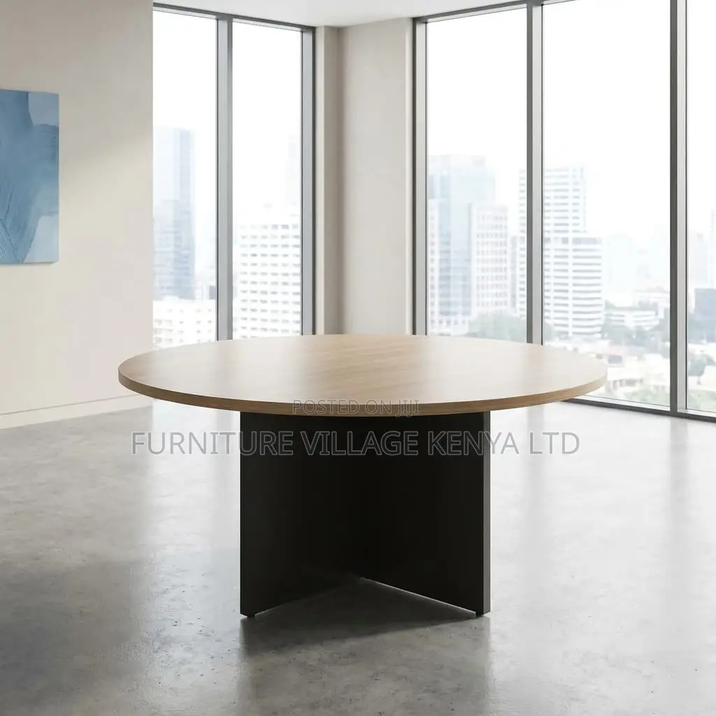 Customized Round Wooden Executive Meeting Table