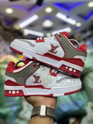 Louis Vuitton Trainer “ White Red “
