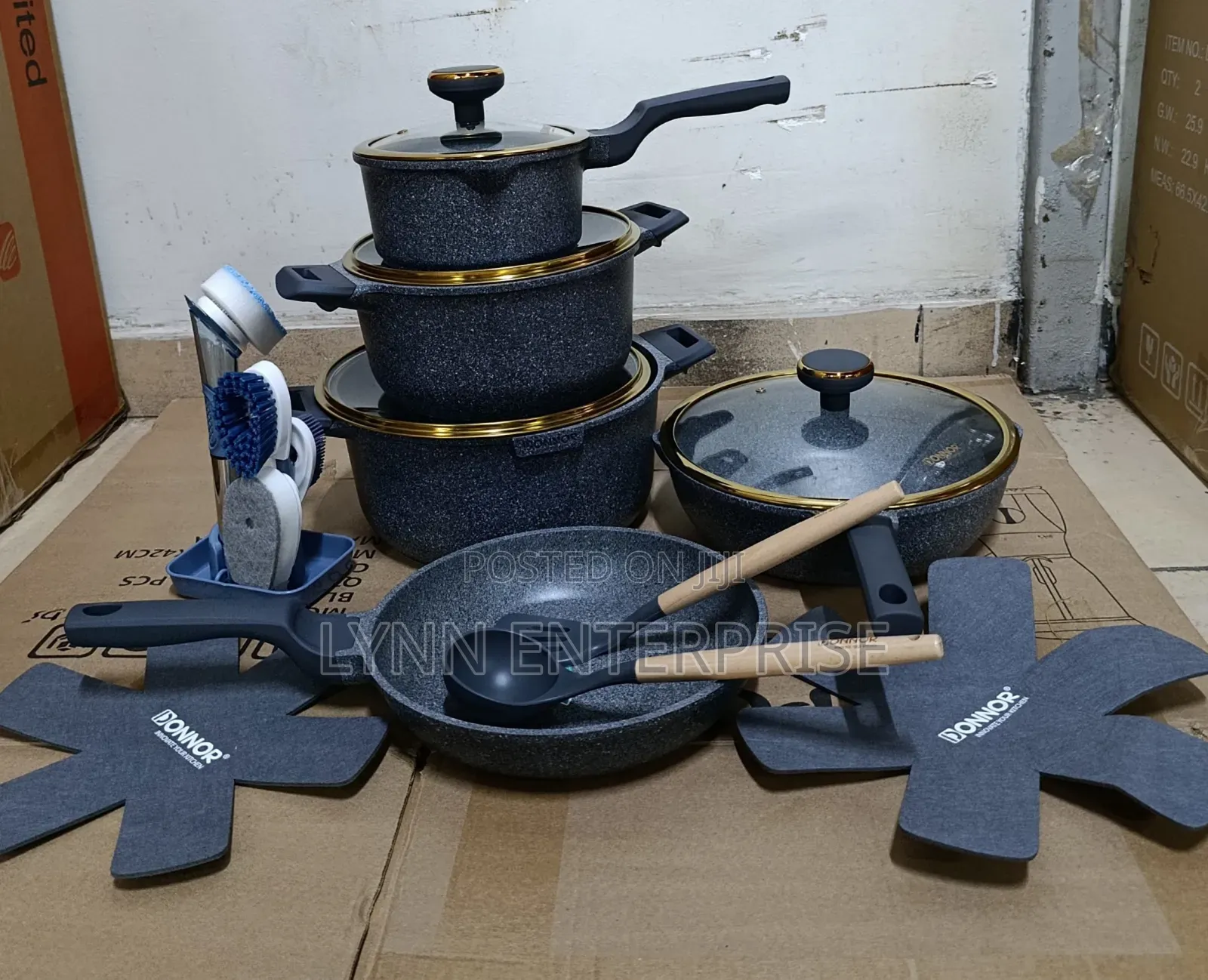 20pc Donnor Vera Non-Stick Cookware Set