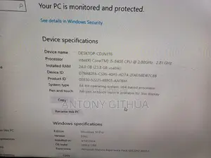 Desktop Computer Dell OptiPlex 3060 24GB Intel Core i5 HDD 2T