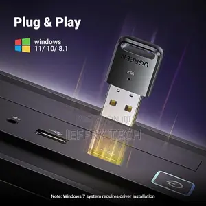 Usb-a Bluetooth 5.4 Adapter Cm748 (Black) – High-Speed Wireless Usb D