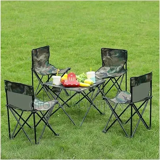 Portable 5-Piece Camouflage Camping Set