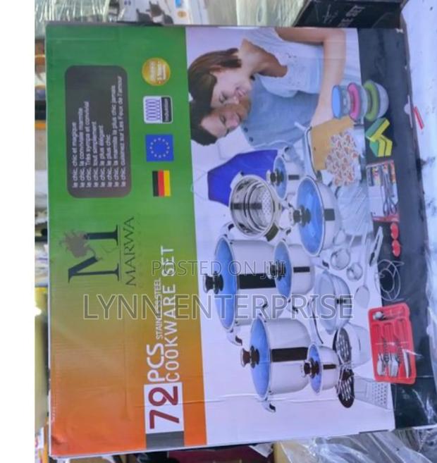 Marwa Germany 72pcs Stainless Steel Cookware Set - main view