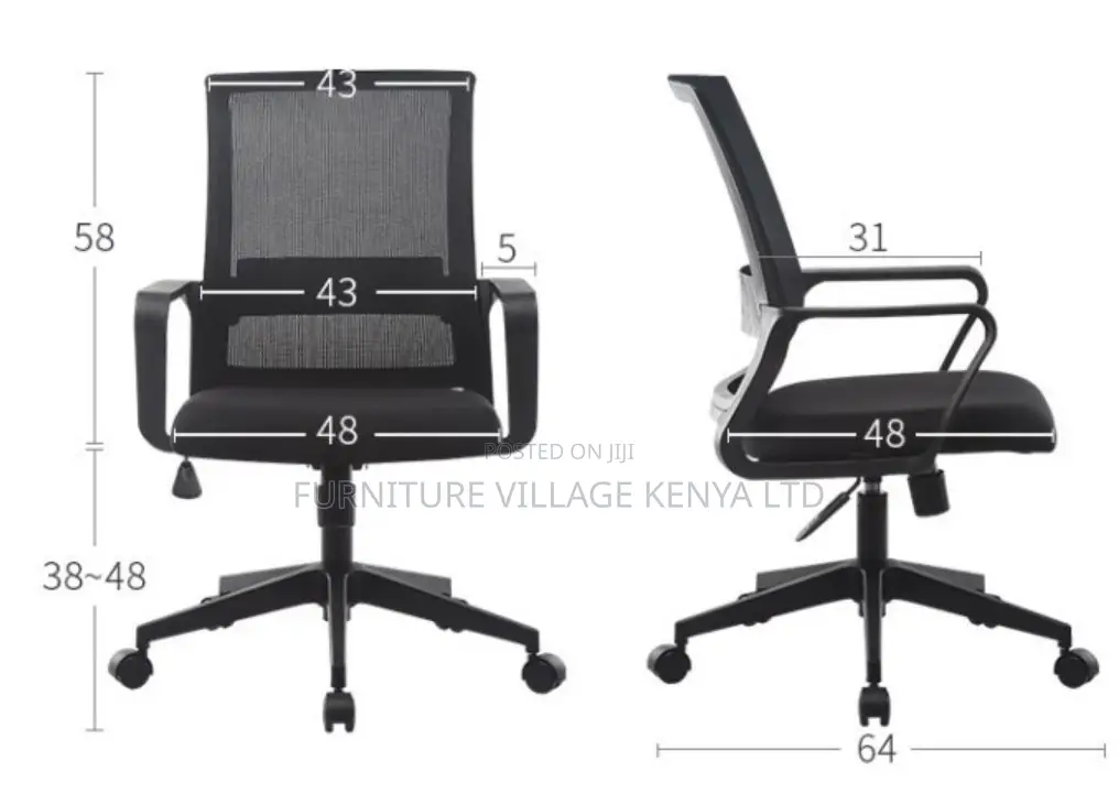 Office Strong Captain Mesh Computer Chair