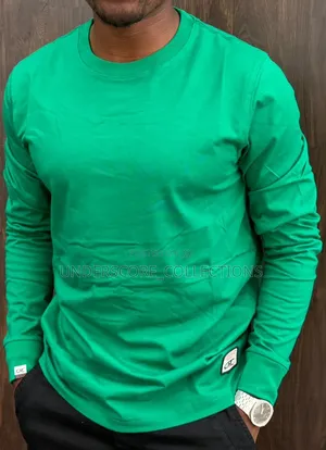 Unisex Plain Coloured Longsleeved Tshirts