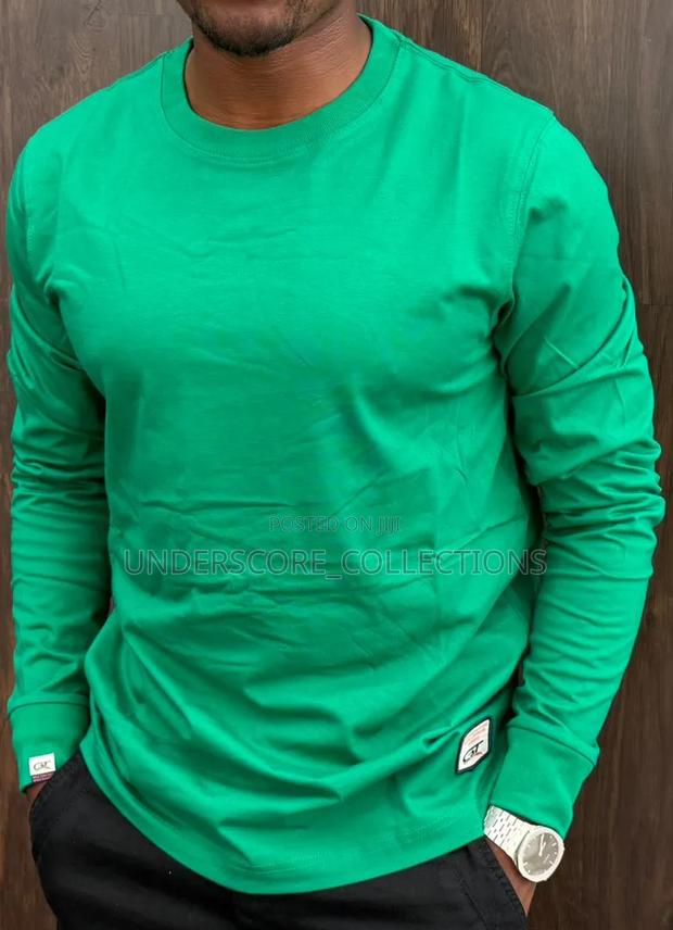 Unisex Plain Coloured Longsleeved Tshirts - thumbnail 3