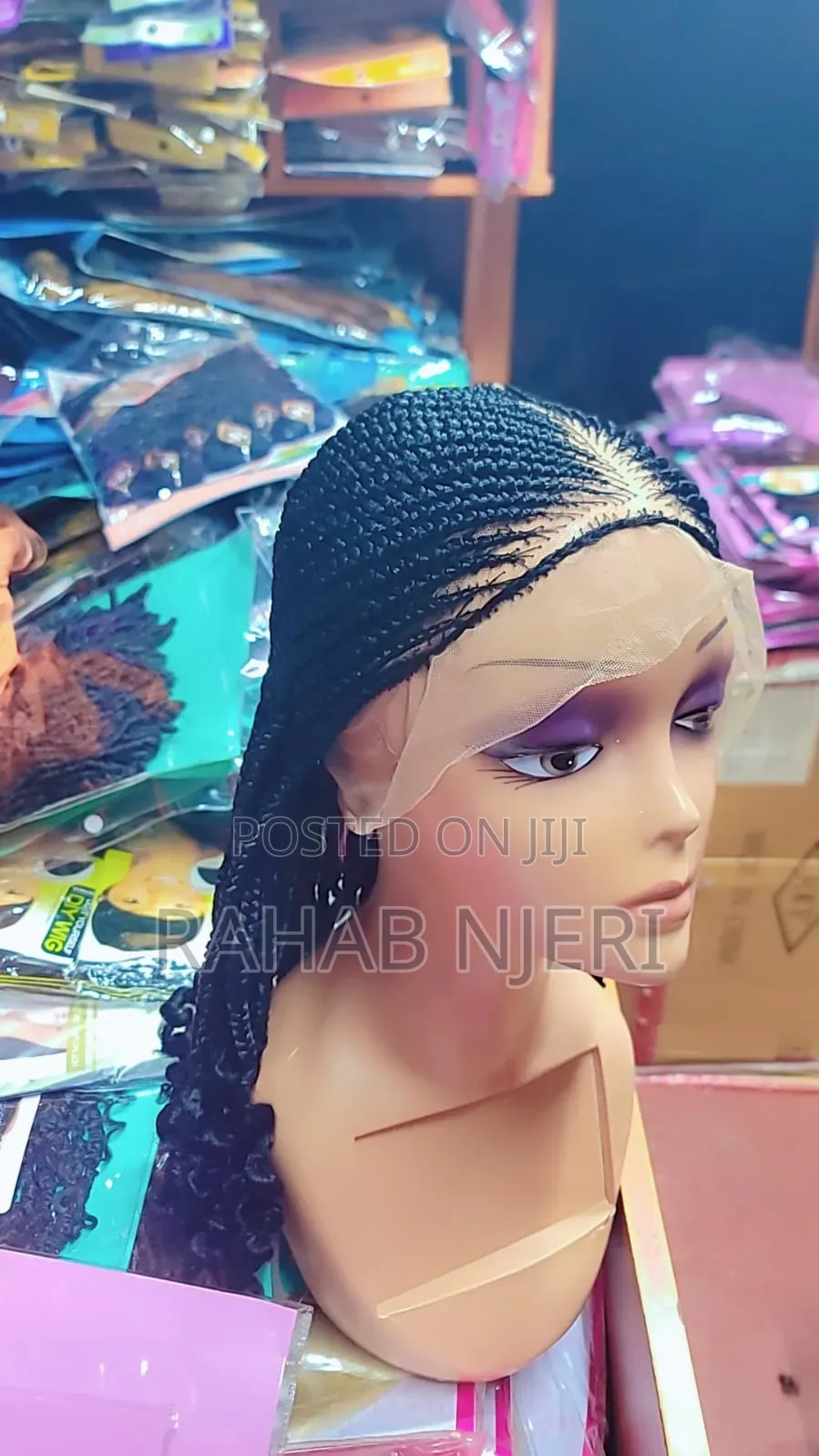 Frontal Lines Curly Wig