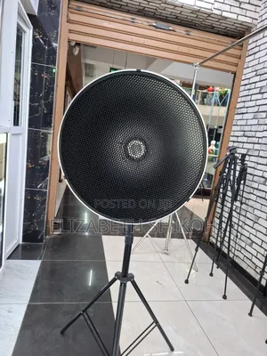 Silver 42cm Metallic Beauty Dish With Grid and Diffuser