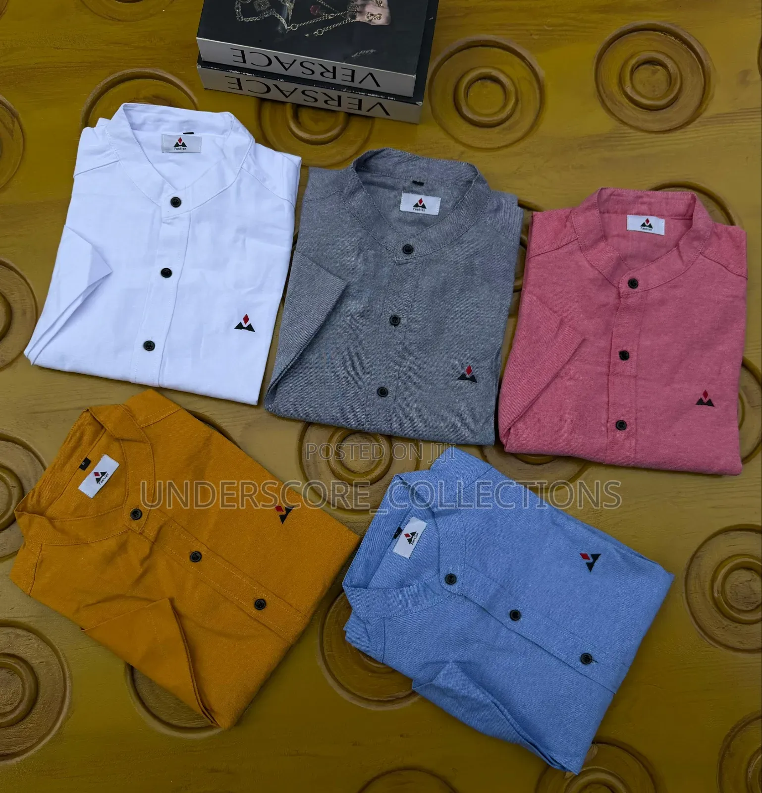 Men Classy Casual Chinese Shorts Collor Shirt