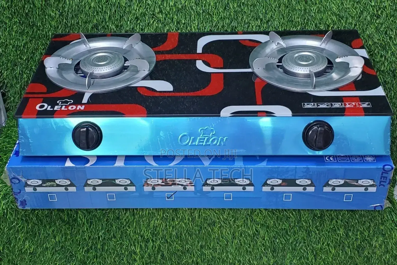 Olelon 2 Burner Glass Top Cooker