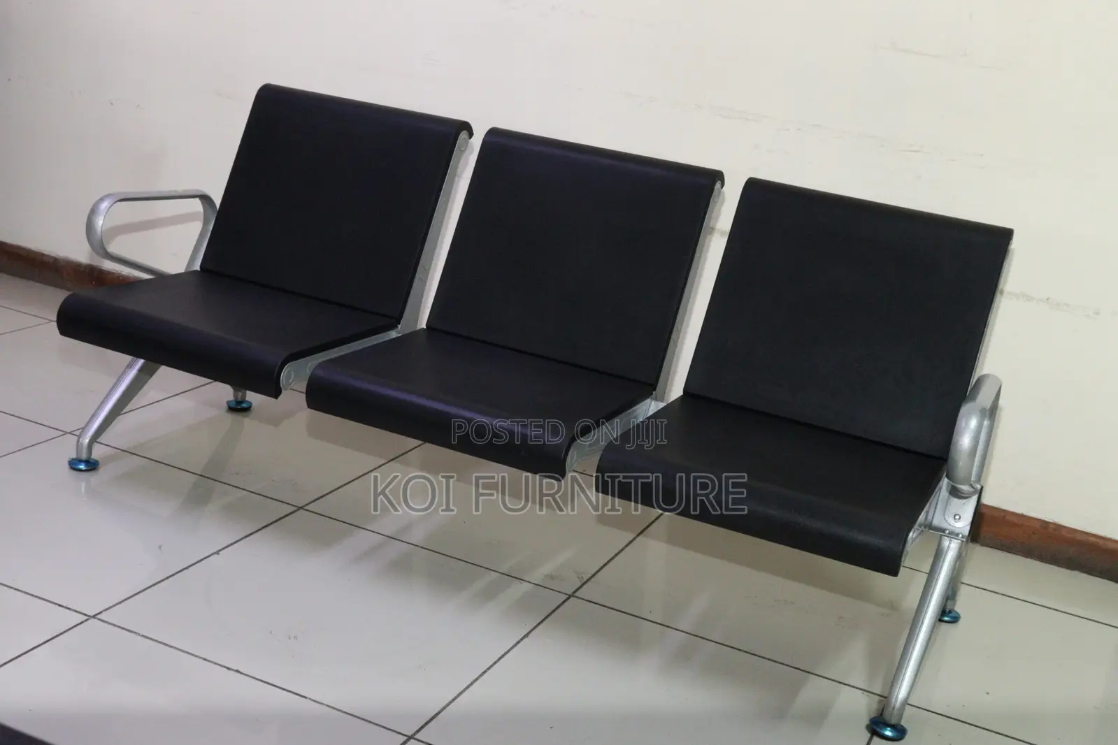 Office Bench : 3-Link Hospital Waiting Bench