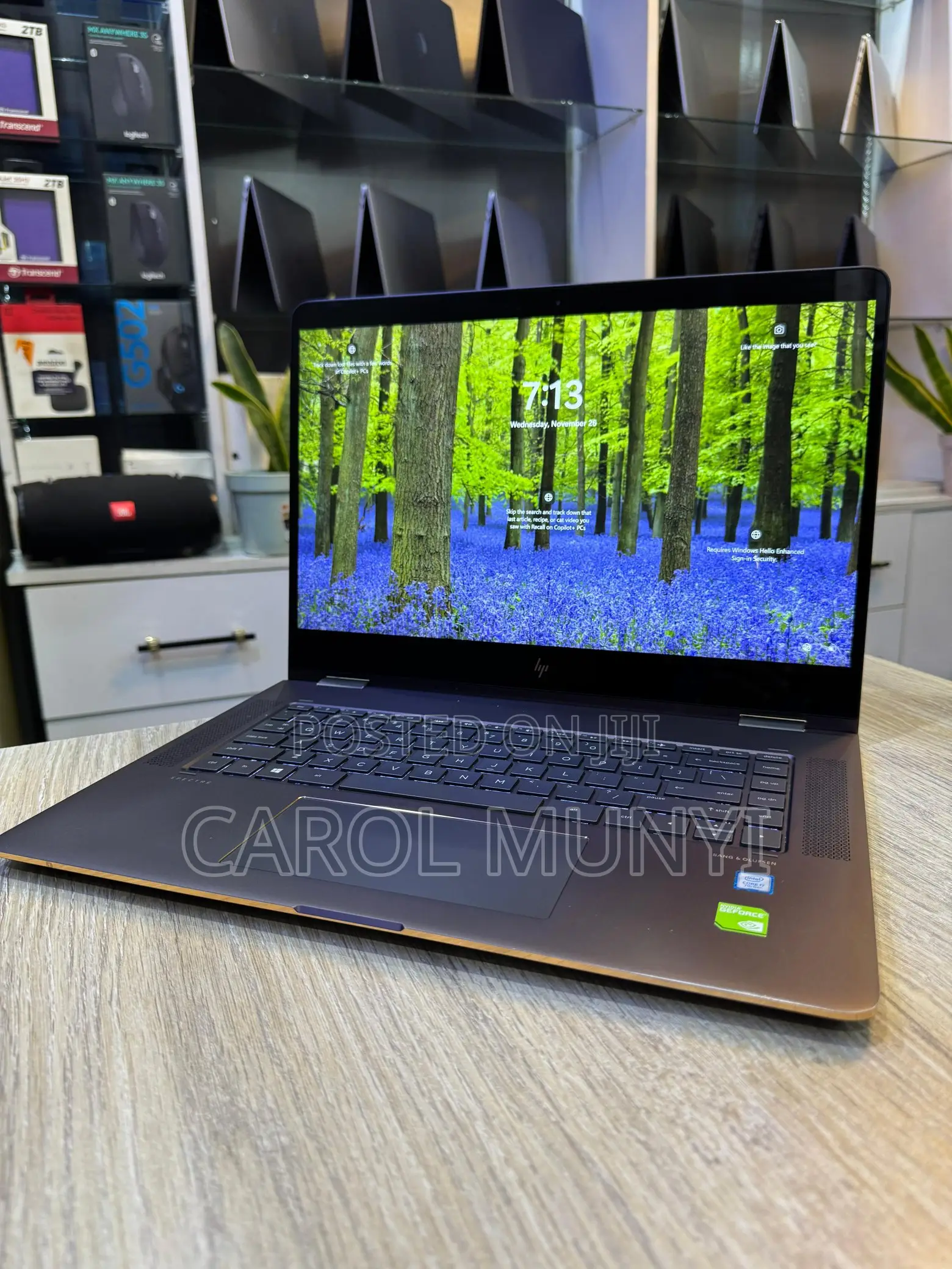 Laptop HP Spectre X360 15 16GB Intel Core i7 SSD 512GB
