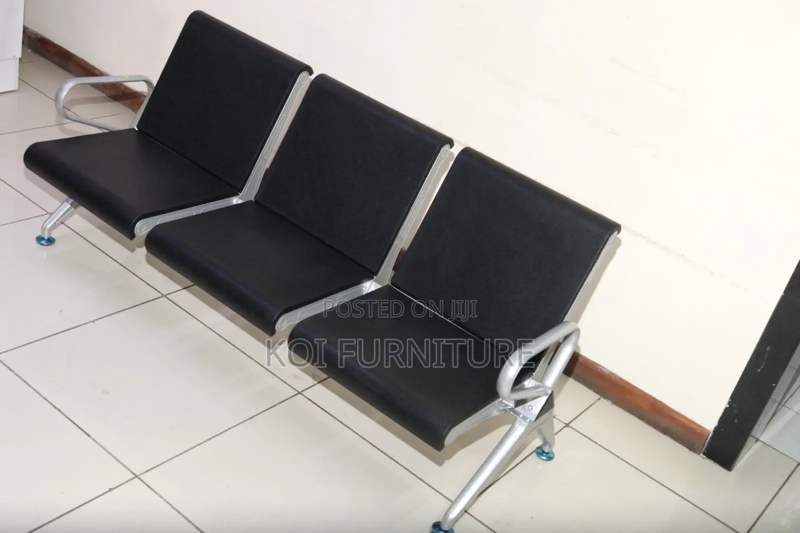 Office Bench : 3-Link Hospital Waiting Bench
