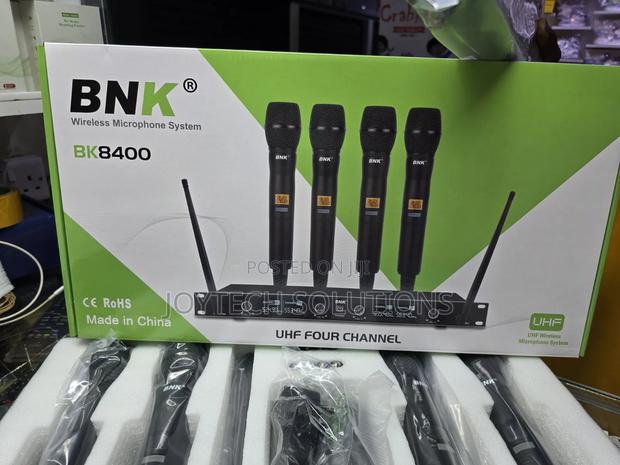 BNK Bk8400 Long Range Uhf Wireless Microphones (4 Mics Included). - main view