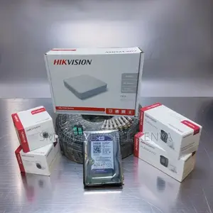 Mobile App Support 4 Hikvision 1080p CCTV Cameras Complete System Kit