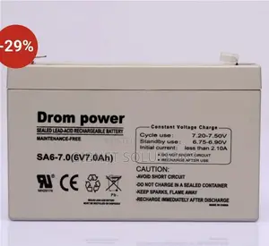 Drom Power 6v 7ah Battery