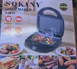 Sokany Portable 2 Slice Snack Grill Machine