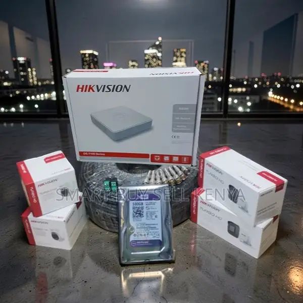 Realtime Monitoring 4 Hikvision 1080p CCTV Cameras Complete System Kit
