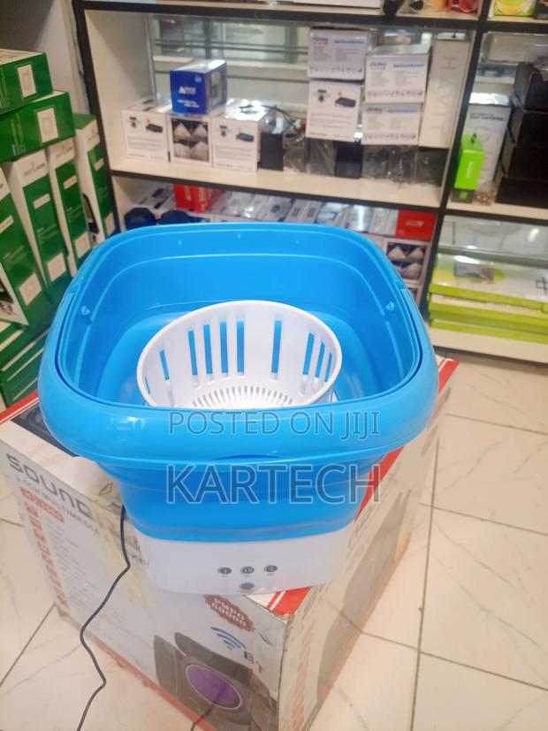 Compact 6ltrs Foldable Mini Washing Machine With 1,5,10 Min Timer