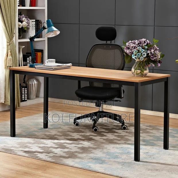 Office Table; Qyt5 Foldable Home Office Writing Desk - thumbnail 6