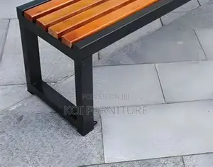 Custom Outdoor Garden Wooden Metal Benches