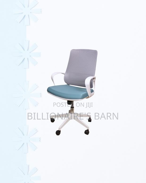 Ergonomic Mesh Office Chair Mid Back Lumbar Support Kenya Wide - thumbnail 3