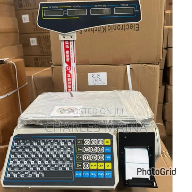 Acs 30kg Electronic Barcode Printing Scale