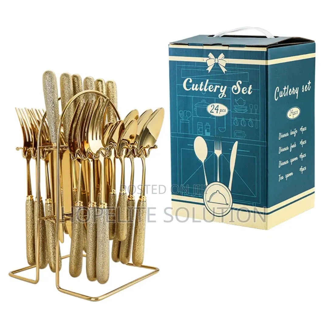 24pcs Nordic Design Cutlery Set