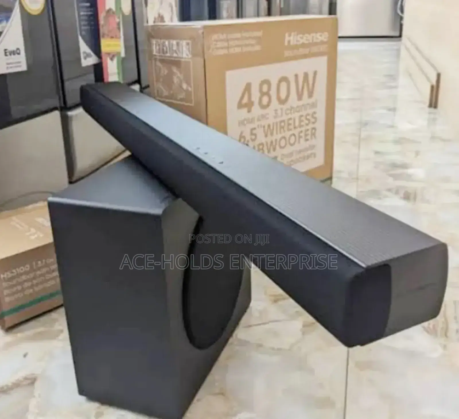 Wireless Soundbar Speaker - 3.1ch Hisense 480watts (6.5")