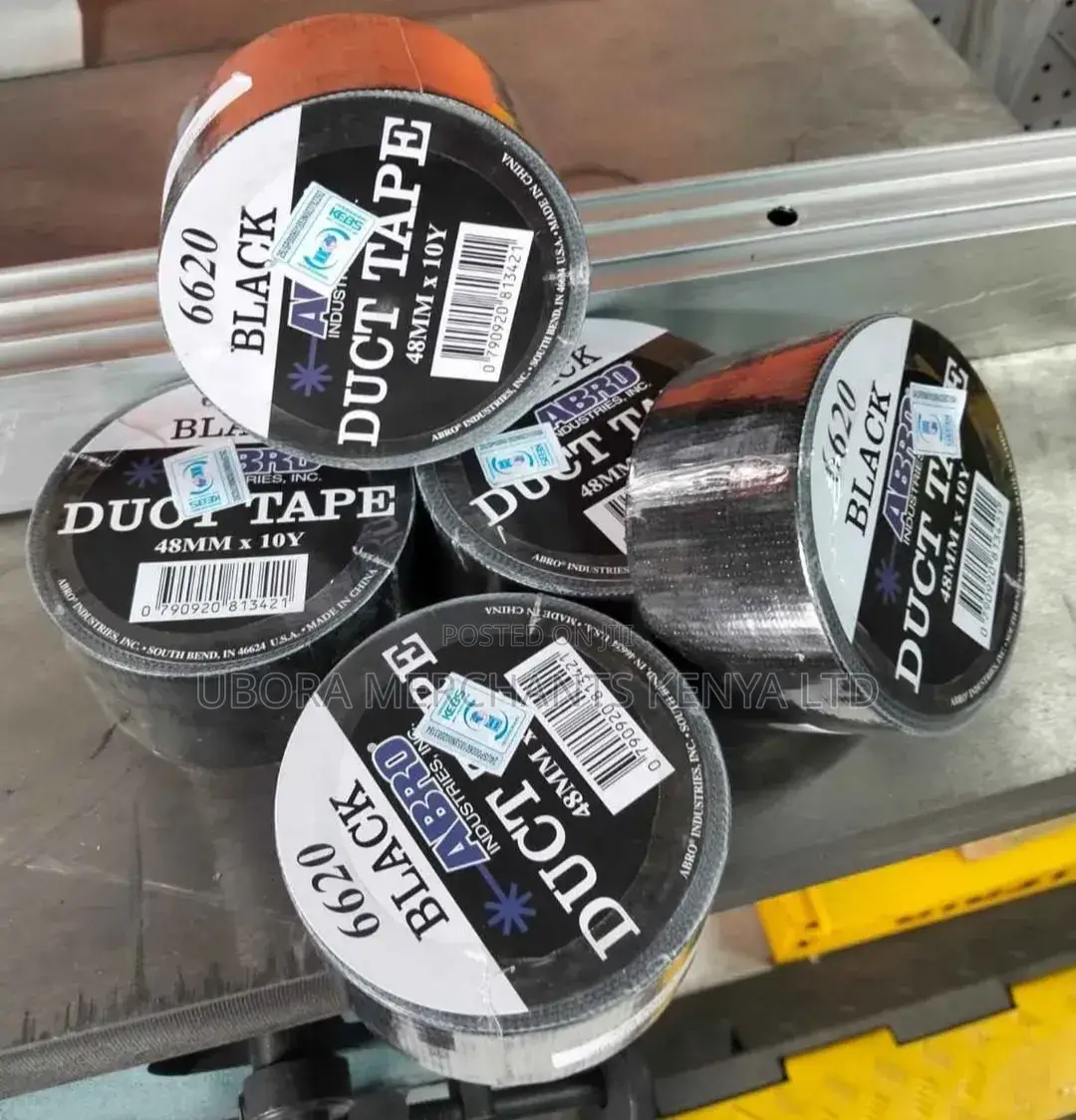 Black Duct Tape 48mm by 10 Yards
