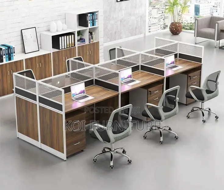 Office Worrkstation; MDF 6 Users Patitioned Office Workstation