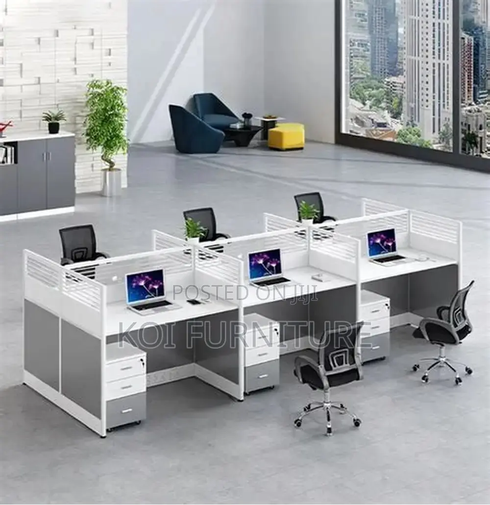 Office Worrkstation; MDF 6 Users Patitioned Office Workstation