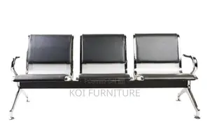 Office Benches; Qtyu Three Link Office Reception Bench