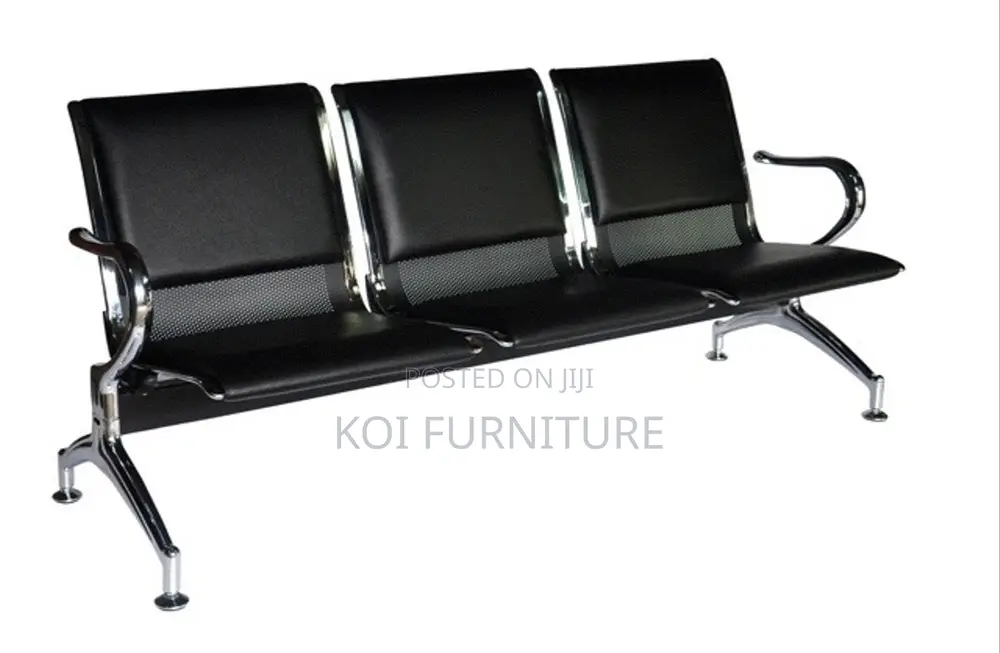 Office Benches; Qtyu Three Link Office Reception Bench