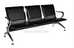 Office Benches; Qtyu Three Link Office Reception Bench
