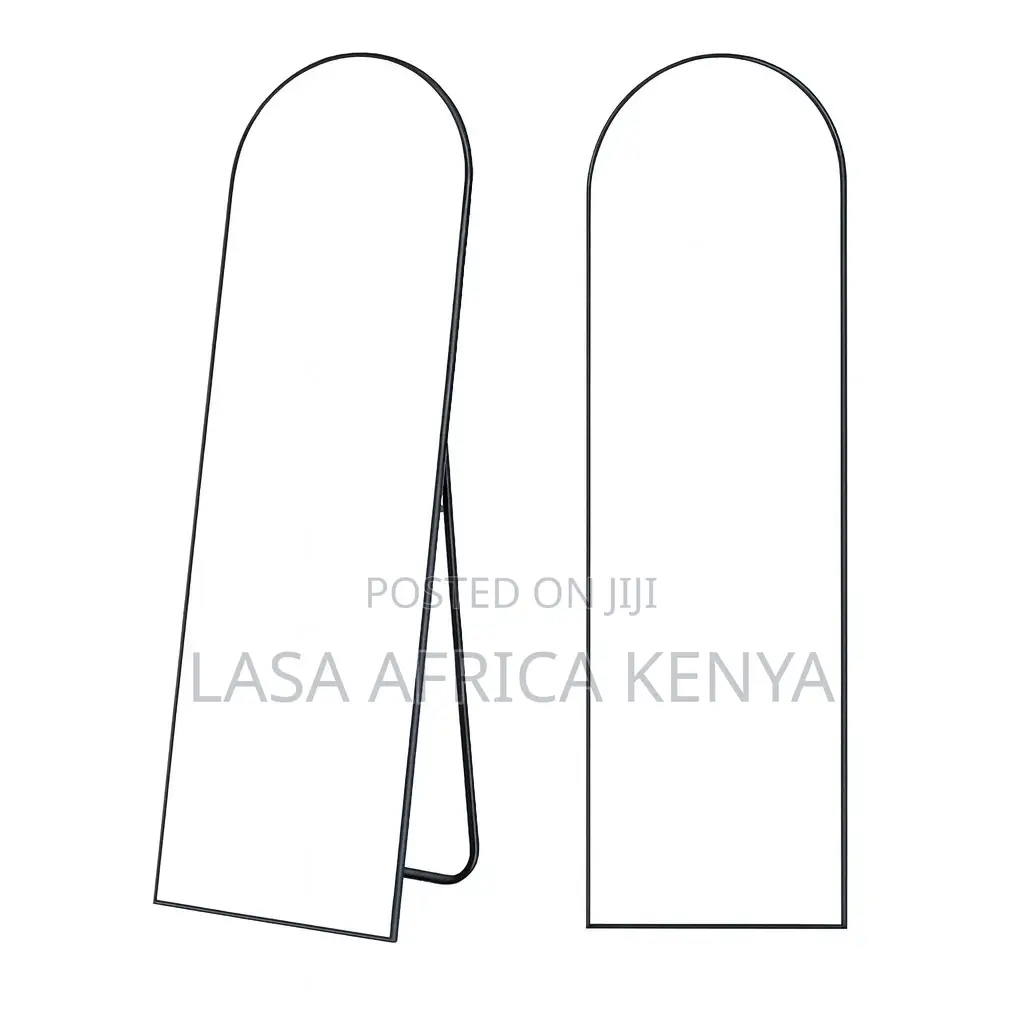 Lasa Curved Full-length Standing Mirror With Ink B | Lasa Africa