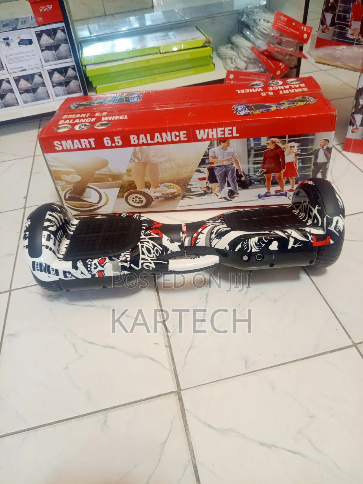 Smart 6.5” Self Balancing Rechargeable Hoverboard With Bluetooth