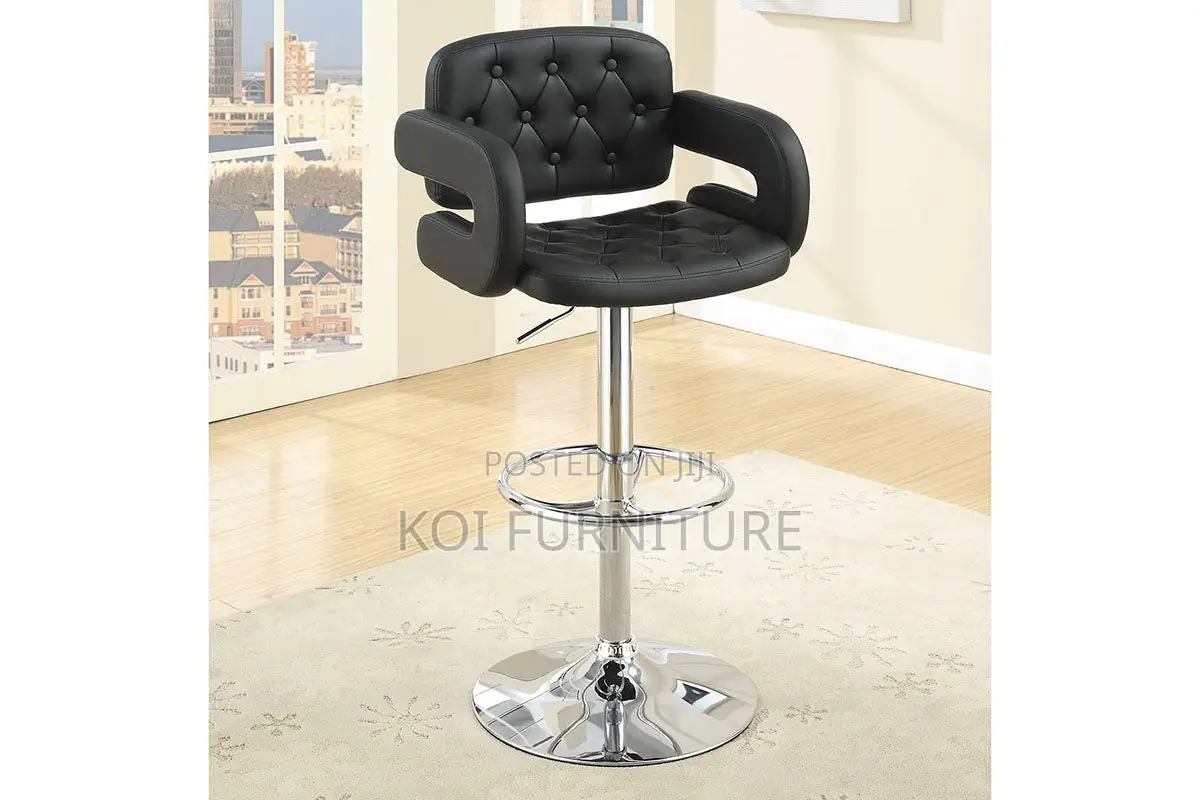 Barstools; PTTQ Adjustble Barstool With Footrest