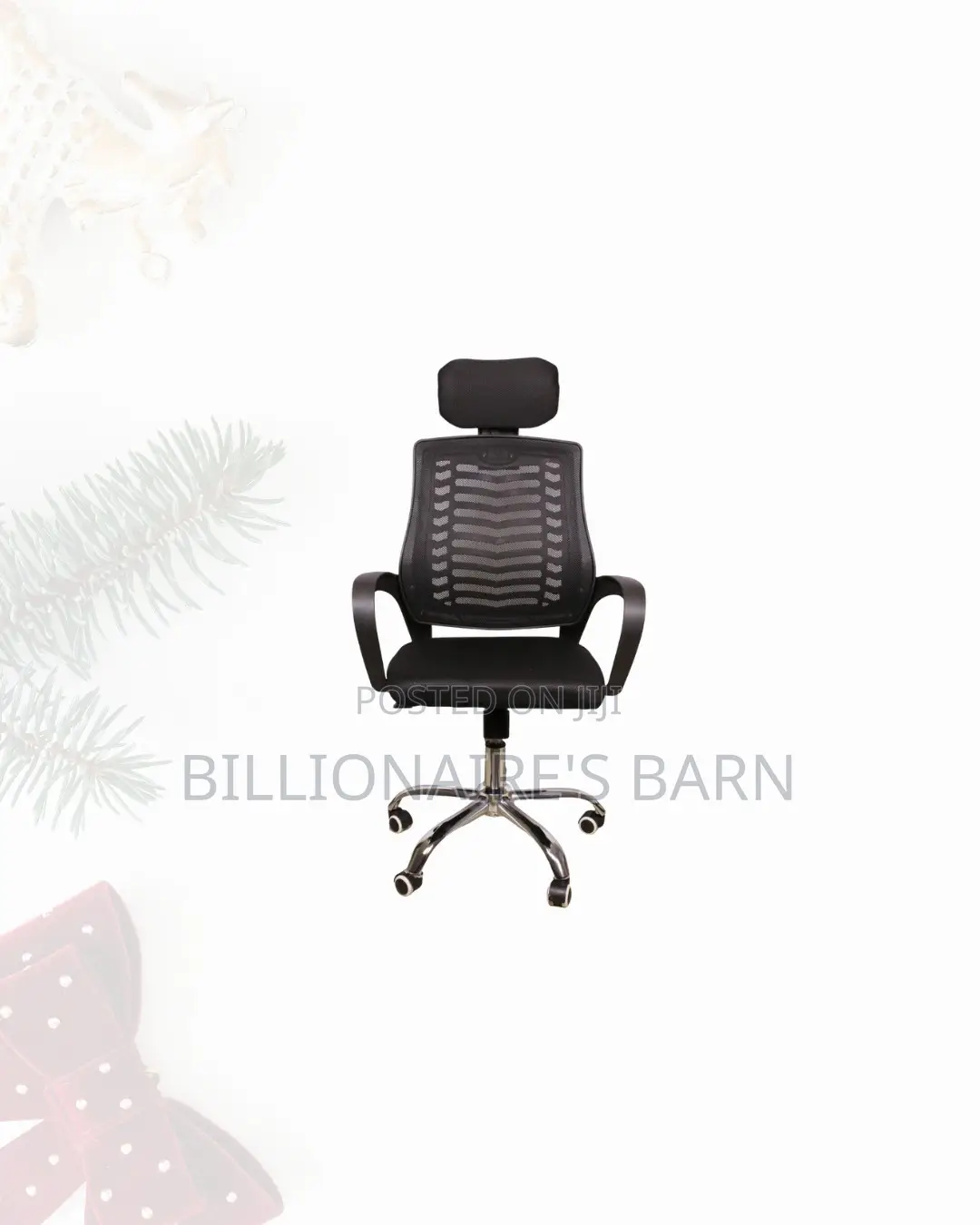 Professional Secretarial Chair Adjustable Headrest Nairobi Special