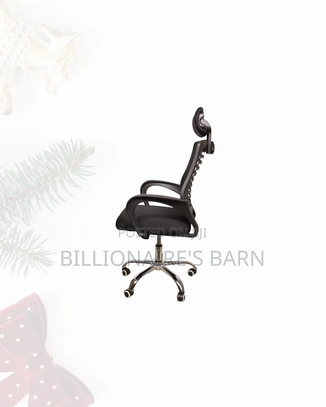 Professional Secretarial Chair Adjustable Headrest Nairobi Special