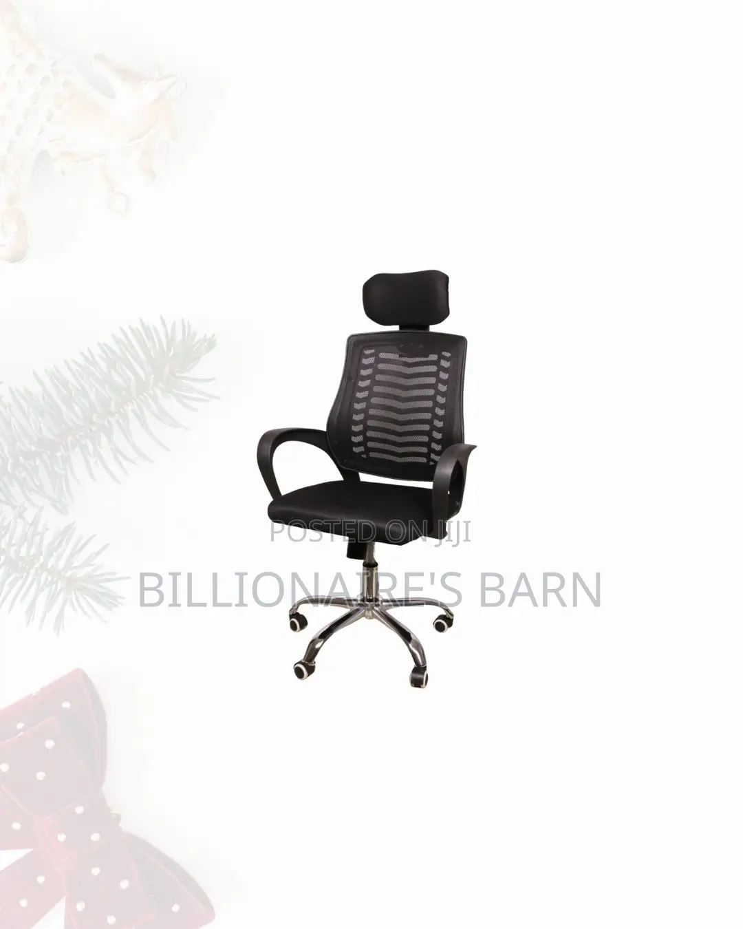 Professional Secretarial Chair Adjustable Headrest Nairobi Special