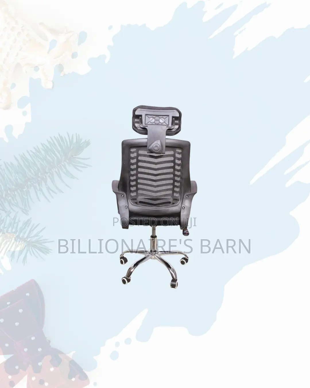 Professional Secretarial Chair Adjustable Headrest Nairobi Special