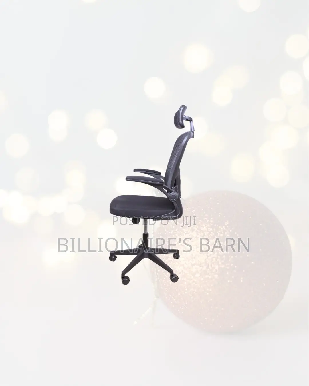Ergonomic Office Chair Flip Up Arms Adjustable Headrest Direct