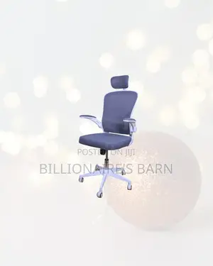 Heavy Duty Ergonomic Chair Flip Up Arms Adjustable Headrest Ready