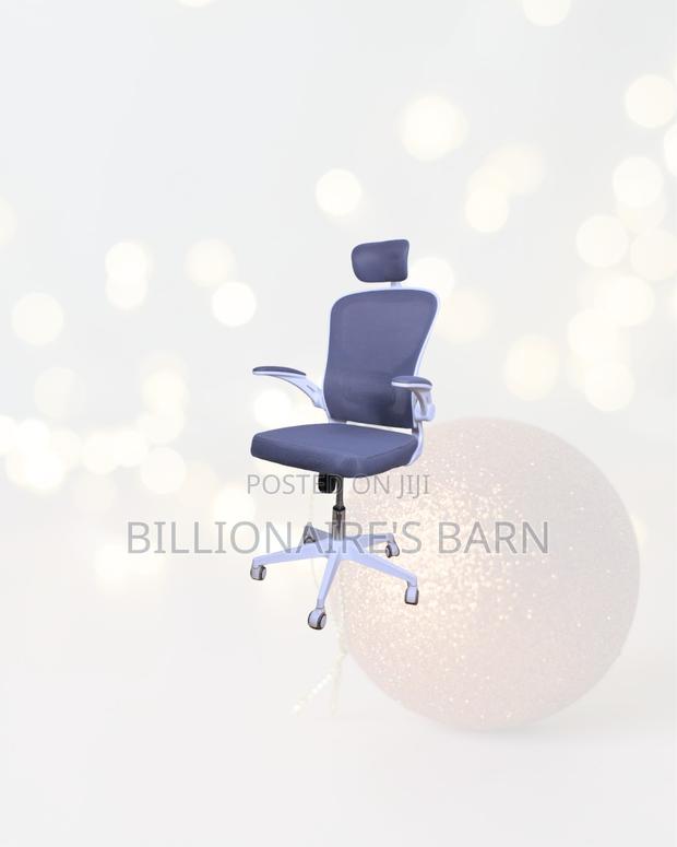 Heavy Duty Ergonomic Chair Flip Up Arms Adjustable Headrest Ready