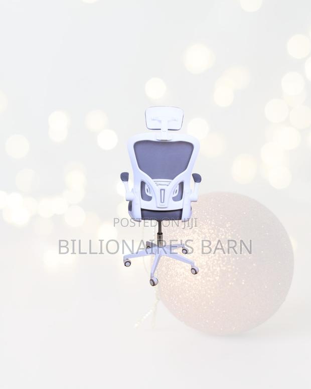Heavy Duty Ergonomic Chair Flip Up Arms Adjustable Headrest Ready - thumbnail 3