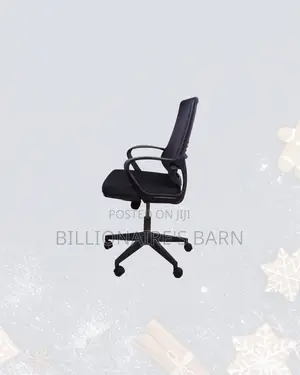 Black Ergonomic Mesh Office Chair Mid Back Lumbar Support Direct